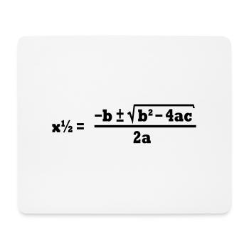 formule quadratique - Tapis de souris (format paysage) - blanc - Devant