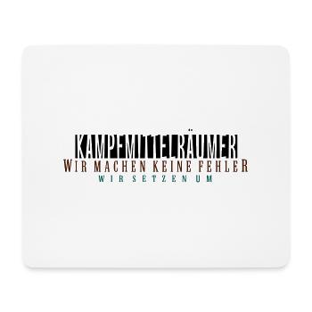 kampfmittelräumer_vec_3 de - Mousepad (Querformat) - Weiß - Vorne
