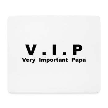 Very Important Papa - VIP - version 3 - Tapis de souris (format paysage) - blanc - Devant