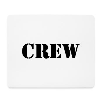 crew - Tapis de souris (format paysage) - blanc - Devant