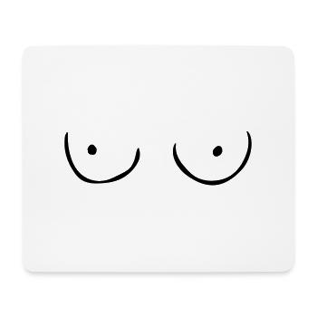 Tits - Mouse Pad (horizontal) - white - Front