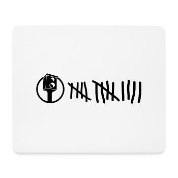 Blitzer Strichliste - Mousepad (Querformat) - Weiß - Vorne