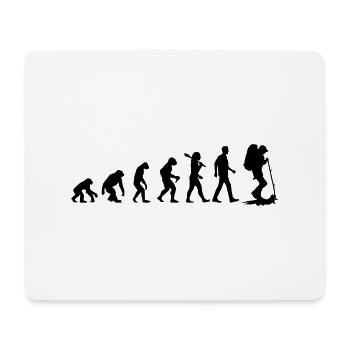 Evolution Of Travelling - Mousepad (Querformat) - Weiß - Vorne
