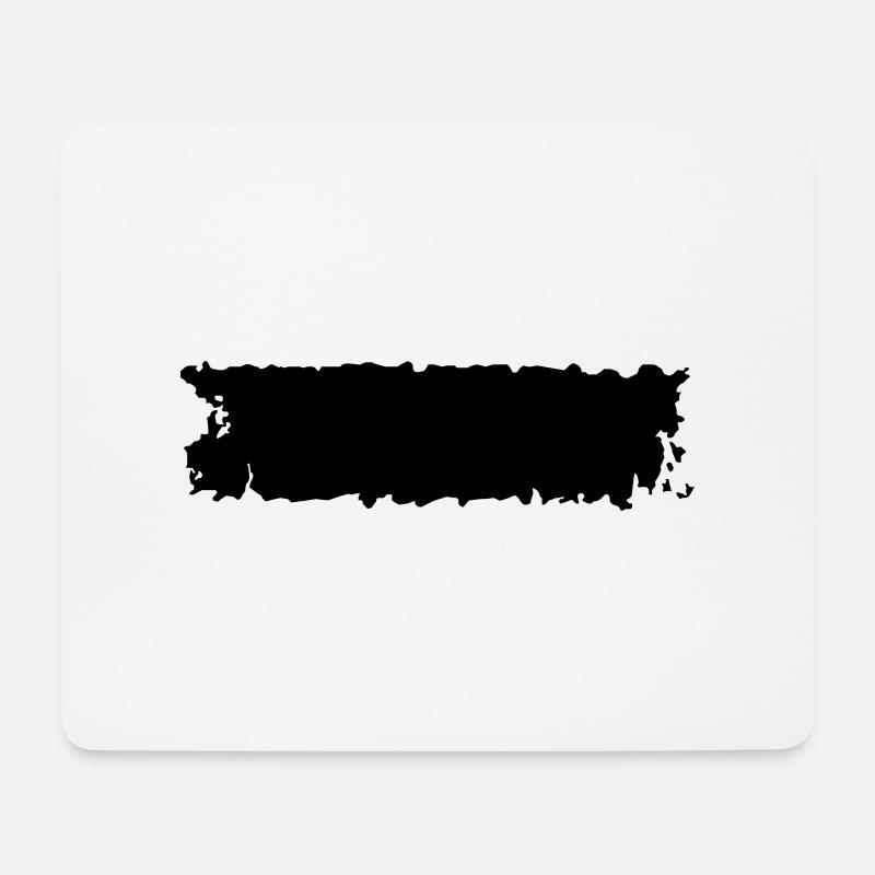 streifen - Mousepad (Querformat) - Weiß