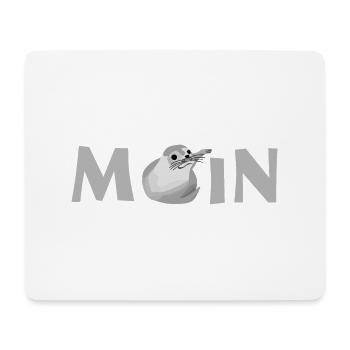 Moin Robbe - Mousepad (Querformat) - Weiß - Vorne