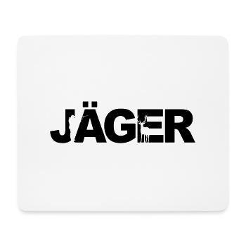 Jäger - Mousepad (Querformat) - Weiß - Vorne