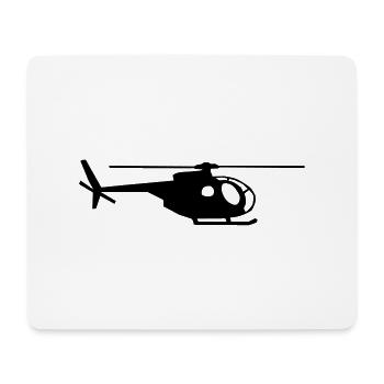 helicopter kids military rc - Mousepad (Querformat) - Weiß - Vorne