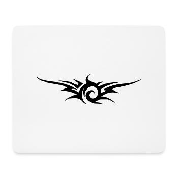 tribal tattoo - Mousepad (Querformat) - Weiß - Vorne