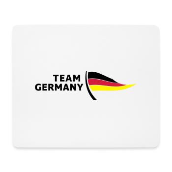 Team Germany - Mousepad (Querformat) - Weiß - Vorne