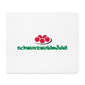 Schwarzwald-Mädel - Mousepad (Querformat) - Weiß - Vorne