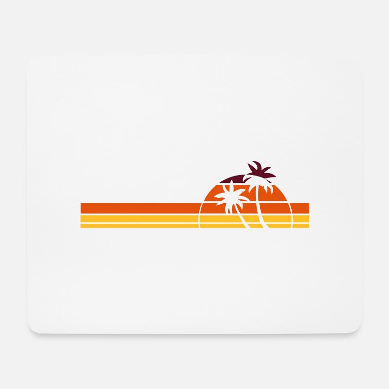 sunset - Mousepad (Querformat) - Weiß