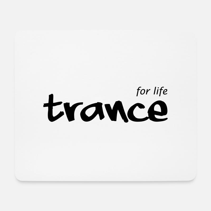 TRANCE for life - Mouse Pad (horizontal) - white