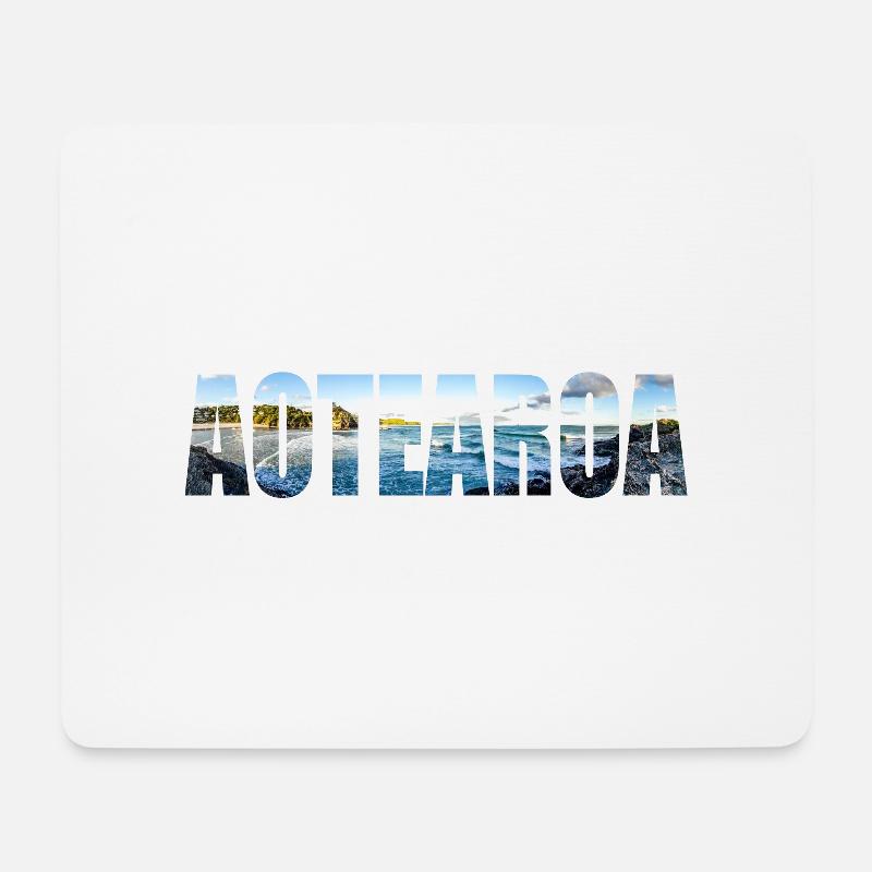 Neuseeland Geschenkidee Backpacker Work & Travel - Mousepad (Querformat) - Weiß