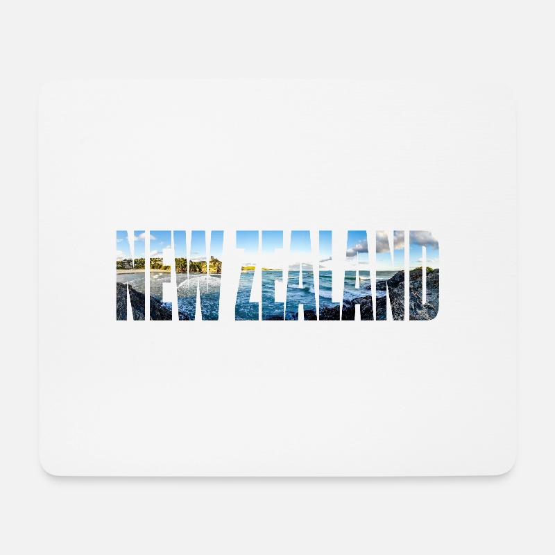 Neuseeland Geschenkidee Backpacker Work & Travel - Mousepad (Querformat) - Weiß