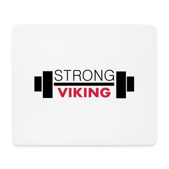 Strong Viking - Mousepad (Querformat) - Weiß - Vorne
