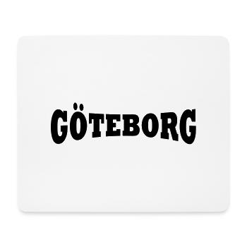 Göteborg Schriftzug - Mousepad (Querformat) - Weiß - Vorne