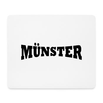 Munster logo - Tapis de souris (format paysage) - blanc - Devant