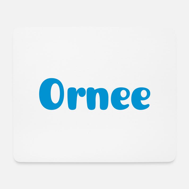 Ornee - Mousepad (Querformat) - Weiß