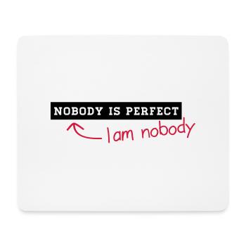 nobody_is_perfect__f2 - Mousepad (Querformat) - Weiß - Vorne