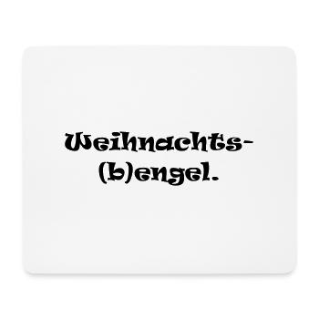 Weihnachts(b)engel Geschenk Idee - Mousepad (Querformat) - Weiß - Vorne