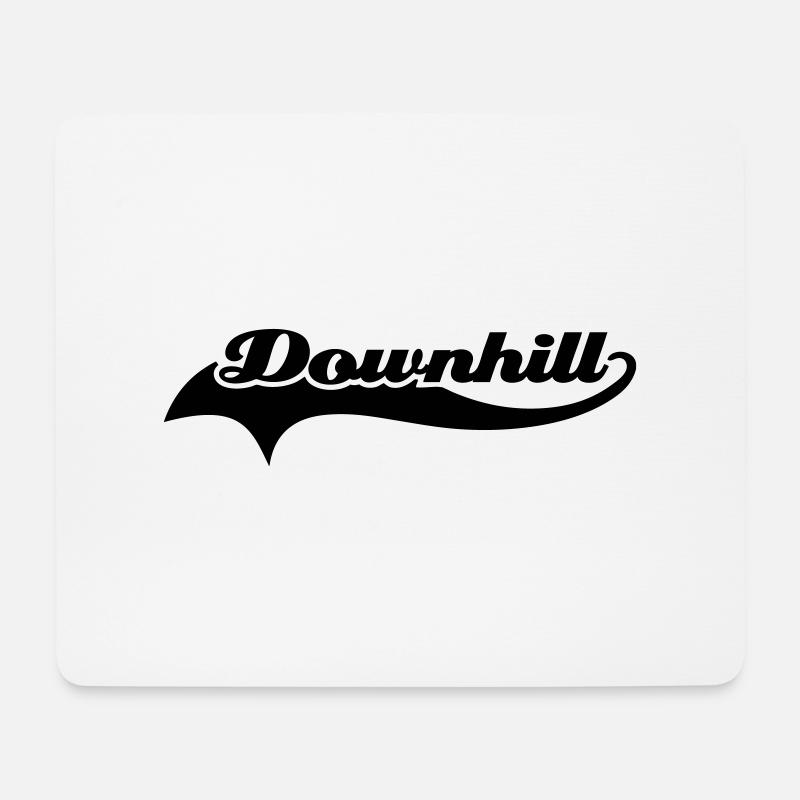 Downhill - Mouse Pad (horizontal) - white