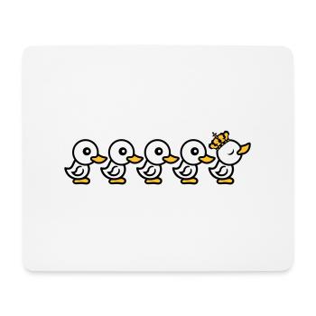 anfuehrer koenig krone koenigin prinzessin prinz a - Mousepad (Querformat) - Weiß - Vorne
