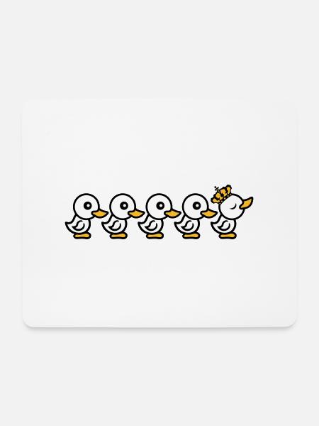 anfuehrer koenig krone koenigin prinzessin prinz a - Mousepad (Querformat) - Weiß