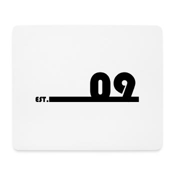 09_Black_Bauhaus93 - Mousepad (Querformat) - Weiß - Vorne