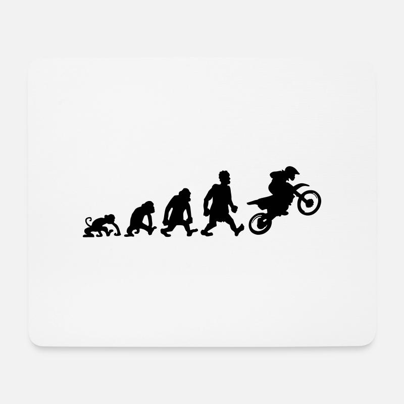 moto trial - Mouse Pad (horizontal) - white