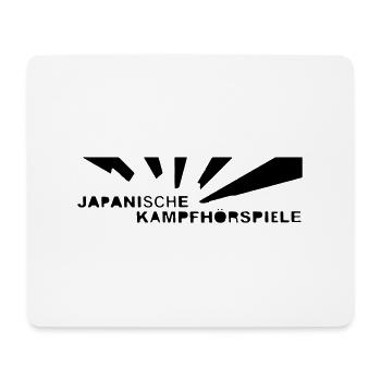 JAPANISCHE KAMPFHÖRSPIELE - Mousepad (Querformat) - Weiß - Vorne