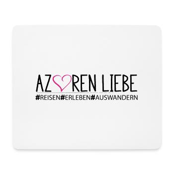 Azores love traveling experience emigrating - Mouse Pad (horizontal) - white - Front
