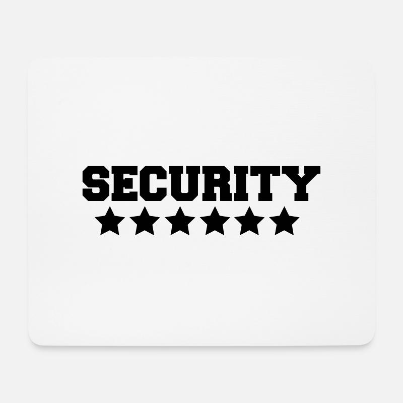 security - Mousepad (Querformat) - Weiß