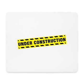 under_construction_de2 - Tapis de souris (format paysage) - blanc - Devant
