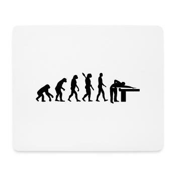 Billard - Mousepad (Querformat) - Weiß - Vorne