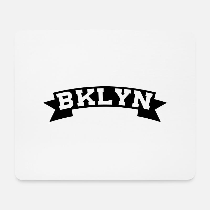 BKLYN / BROOKLYN - Mousepad (Querformat) - Weiß