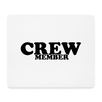crew_member02 - Mouse Pad (horizontal) - white - Front