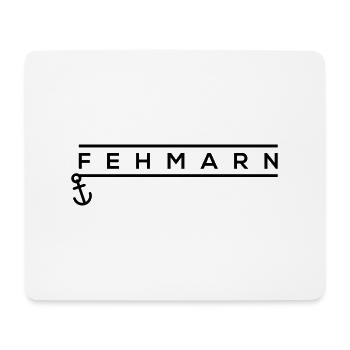 FEHMARN - Mousepad (Querformat) - Weiß - Vorne