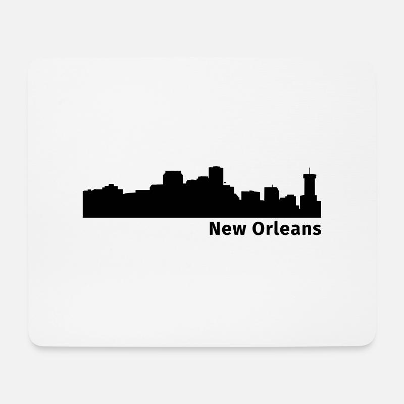 New Orleans - Tapis de souris (format paysage) - blanc