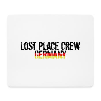 Lost Place Crew Germany - Mouse Pad (horizontal) - white - Front