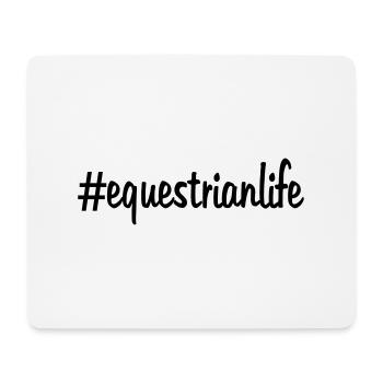 equestrianlife - Mouse Pad (horizontal) - white - Front