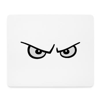 yeux - eyes 03 - Tapis de souris (format paysage) - blanc - Devant