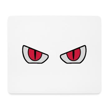 eyes - yeux 4 - Tapis de souris (format paysage) - blanc - Devant