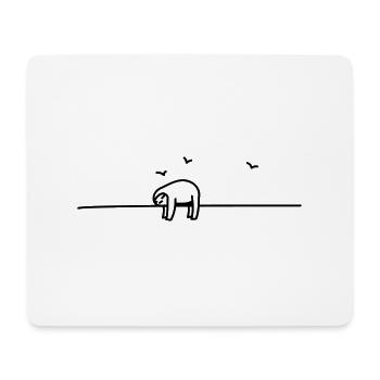 sleep - Mouse Pad (horizontal) - white - Front