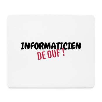 Computer / Informatiker / Aussenseiter / Ingenieur - Mousepad (Querformat) - Weiß - Vorne