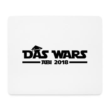 abi 2018 das wars - Mousepad (Querformat) - Weiß - Vorne