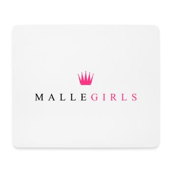 malle girls krone - Mousepad (Querformat) - Weiß - Vorne