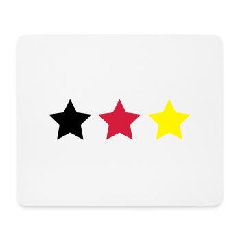 german_stars - Mousepad (Querformat) - Weiß - Vorne