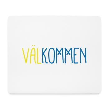 Willkommen Flagge Patriot Geschenk Heimat Schweden - Mousepad (Querformat) - Weiß - Vorne