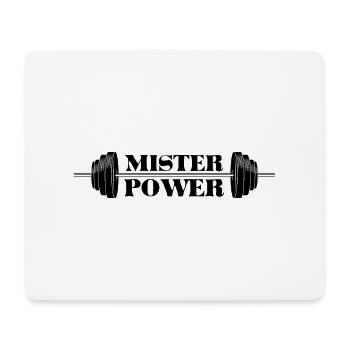 Weight Training Fitness - Mouse Pad (horizontal) - white - Front