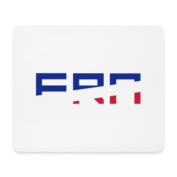 FRA flag France France colors blue white red - Mouse Pad (horizontal) - white - Front